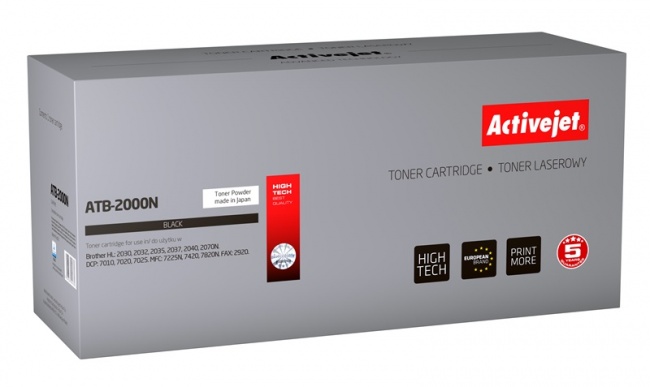 Toner Activejet ATB-2000N (do drukarki Brother  zamiennik TN2000/TN2005 supreme 2500str. czarny)